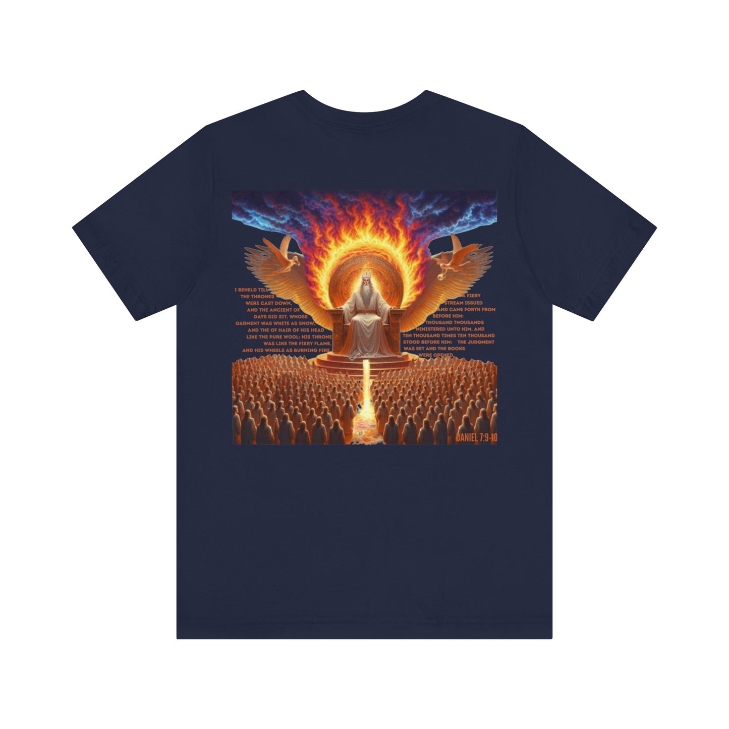 Ancient of Days — Daniel 7:9-10 | Unisex Jersey Short Sleeve Christian T-Shirt