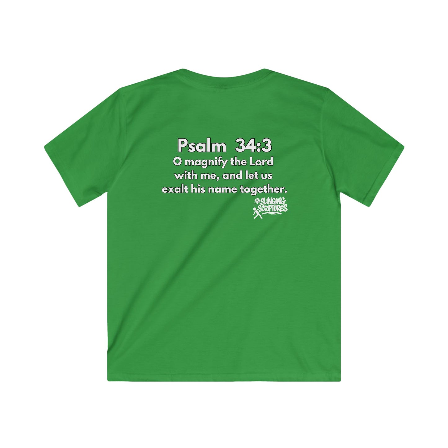 Sweet Jesus Relish Kids Tee | Psalm 34:3 Christian T-Shirt | Inspirational Faith-Based Kids Apparel