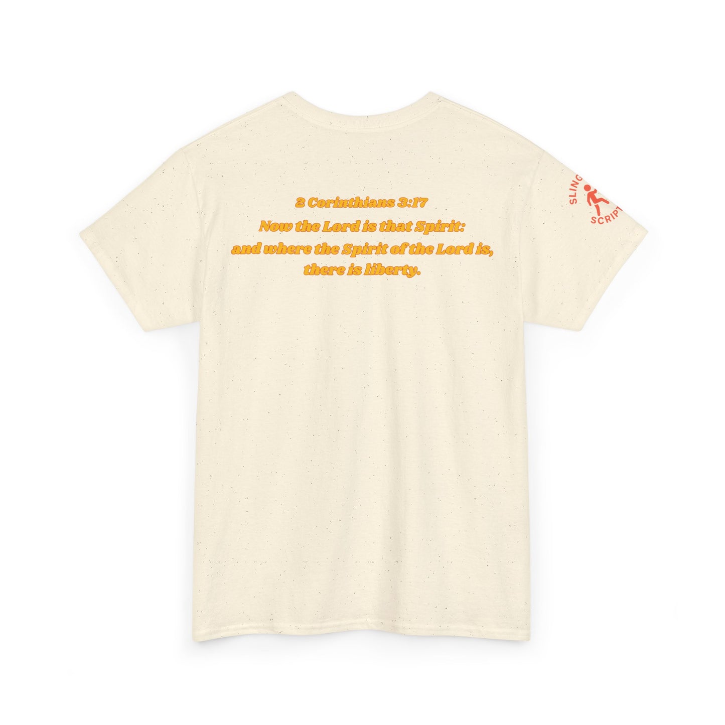 Catch the Spirit — 2 Corinthians 3:17 Retro Skate | Unisex Heavy Cotton Christian T-Shirt
