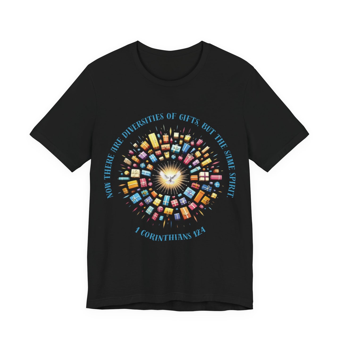 Diversity of Gifts — 1 Corinthians 12:4 | Unisex Jersey Short Sleeve Christian T-Shirt