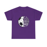 Philippians 4:13 Soccer Tee | Christian Athlete Shirt | Faith-Based Sports Apparel | Unisex Heavy Cotton