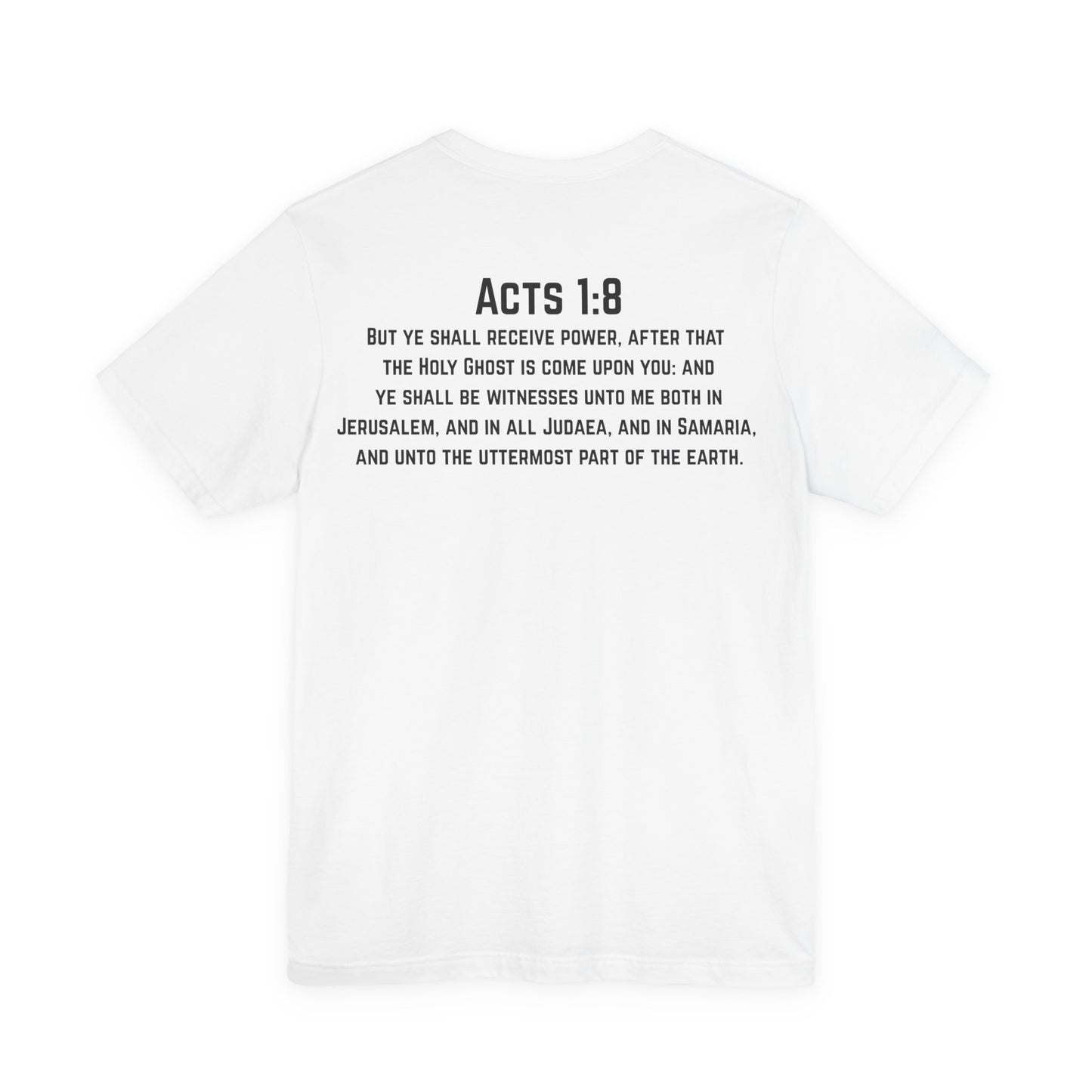 Holy Spirit Hot Sauce Tee | Acts 1:8 Scripture Shirt | Christian Faith Apparel | Unisex Inspirational T-Shirt