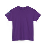 Rejoice & Be Glad — Psalm 118:24 Pop-Color Back Print | Unisex Heavy Cotton Christian T-Shirt