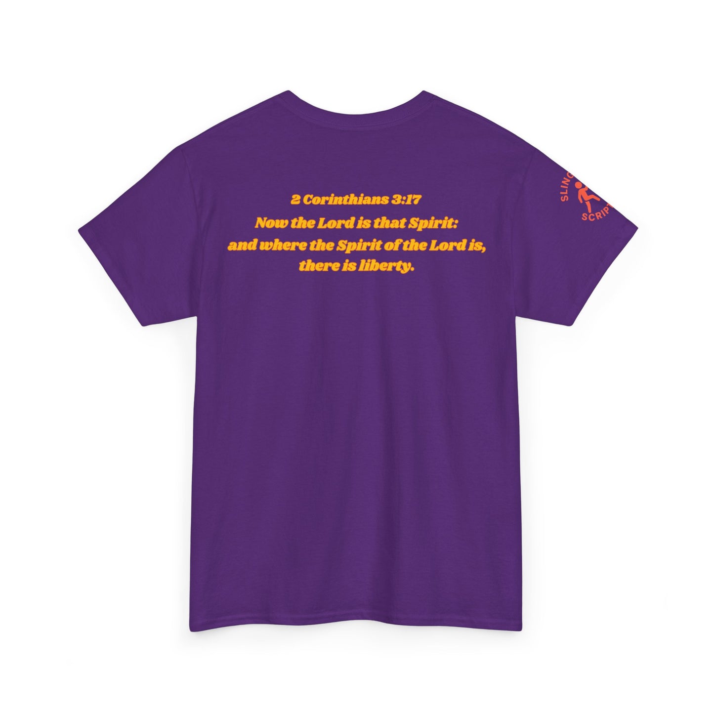 Catch the Spirit — 2 Corinthians 3:17 Retro Skate | Unisex Heavy Cotton Christian T-Shirt