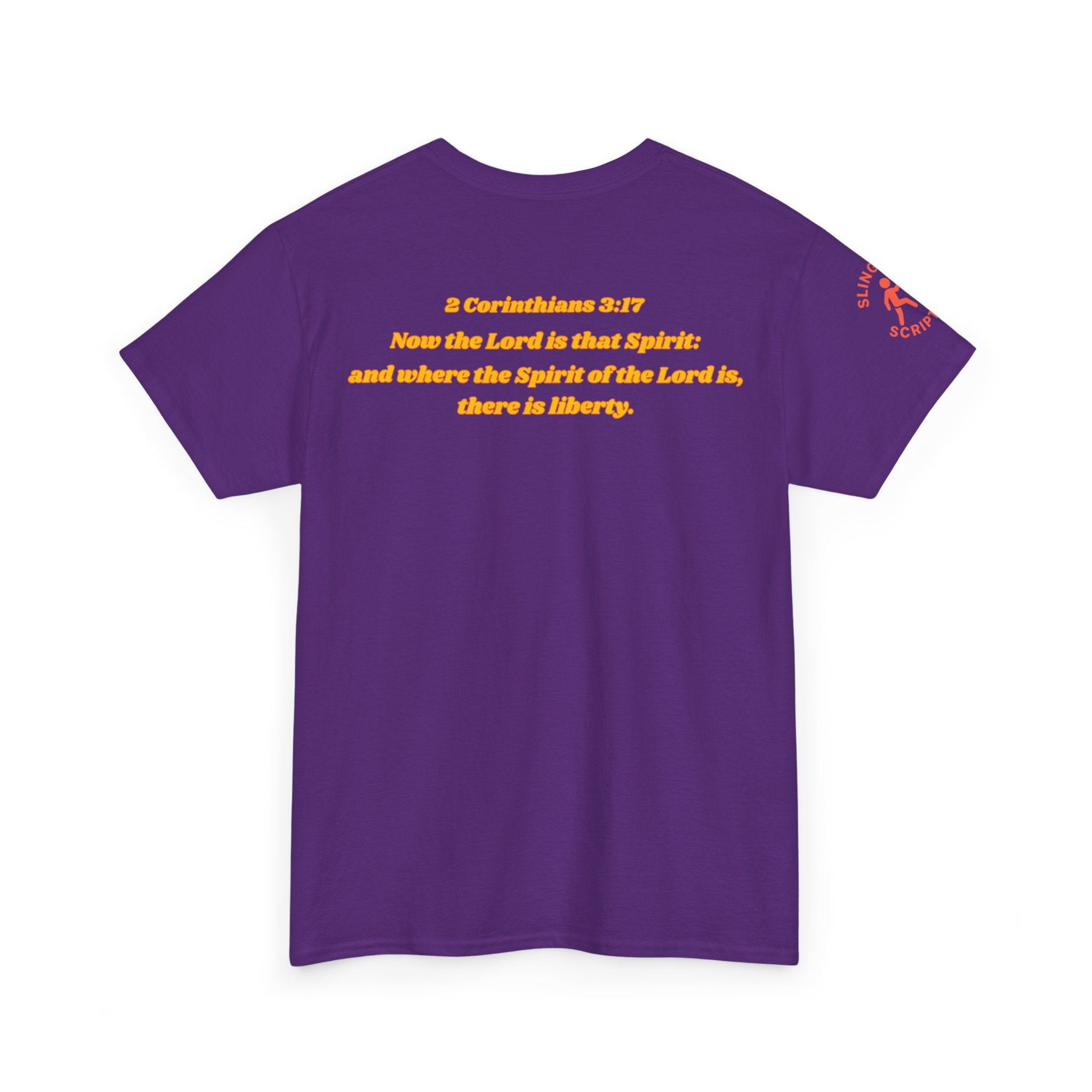 Catch the Spirit — 2 Corinthians 3:17 Retro Skate | Unisex Heavy Cotton Christian T-Shirt