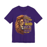 Be Strong & Courageous — Joshua 1:9 | Unisex Jersey Short Sleeve Christian T-Shirt