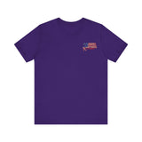 Patriotic Graphic Tee-Hold Fast — Hebrews 10:23 | Unisex Jersey Short Sleeve Christian T-Shirt