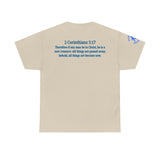 Restored by the Lord Tee | 2 Corinthians 5:17 Scripture Shirt | Christian Rebuild T-Shirt | Unisex Heavy Cotton Tee