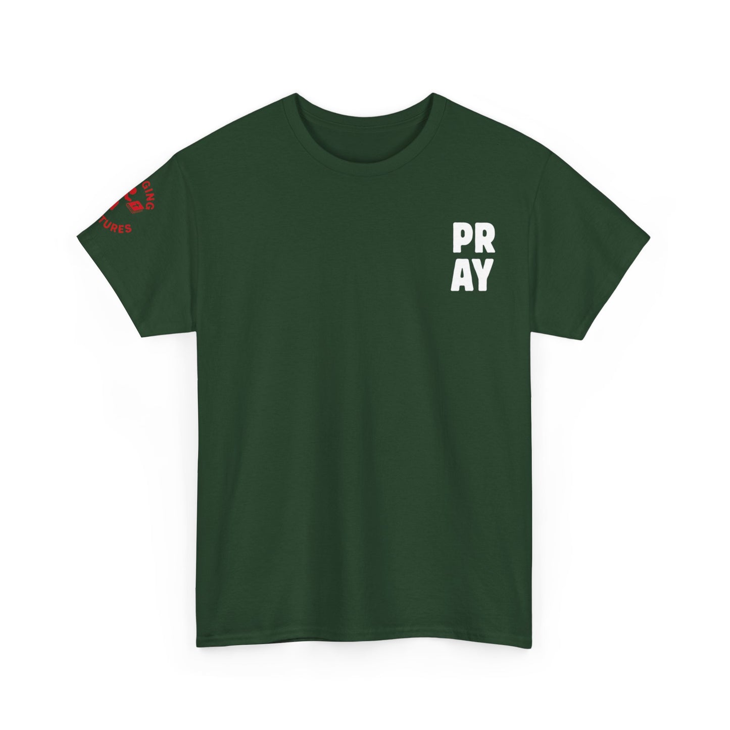 Need Prayer? Tap My Shoulder Tee — Faith Conversation Starter, Christian Unisex Heavy Cotton T-Shirt