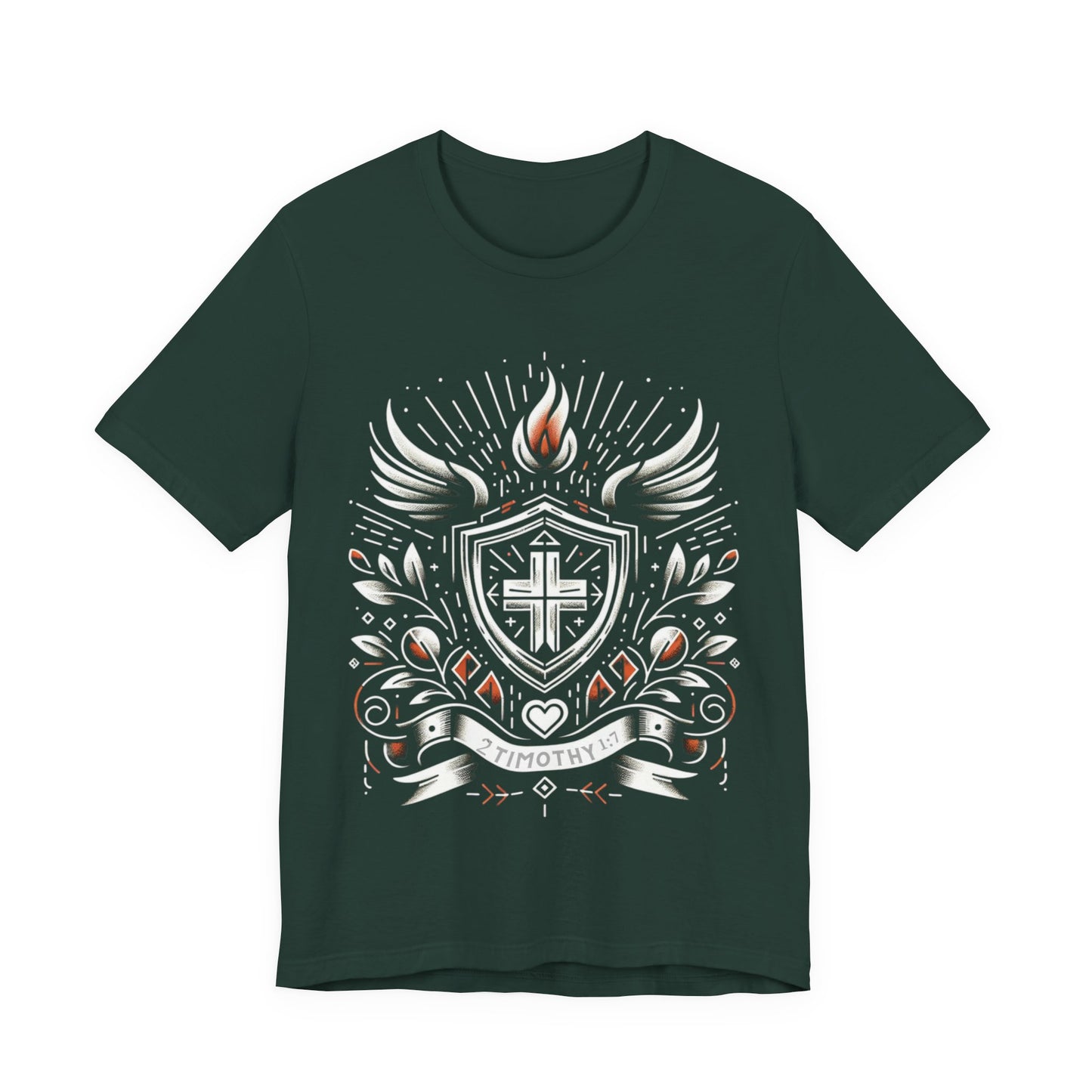 Spirit of Power — 2 Timothy 1:7 | Unisex Jersey Short Sleeve Christian T-Shirt