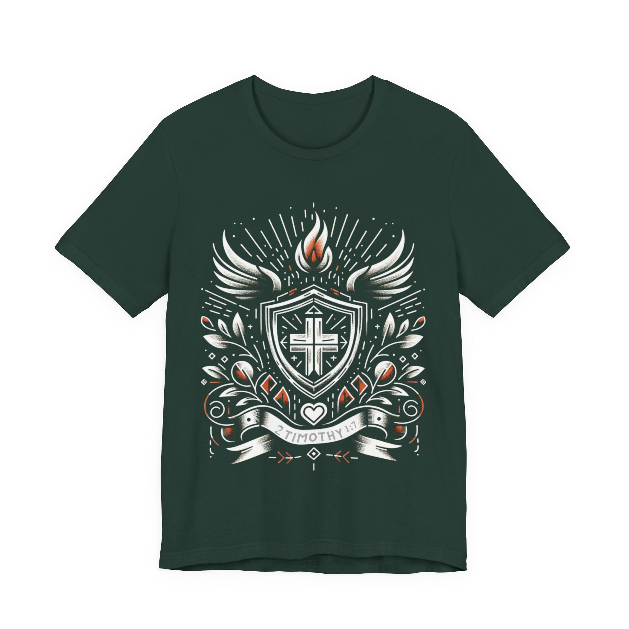 Spirit of Power — 2 Timothy 1:7 | Unisex Jersey Short Sleeve Christian T-Shirt
