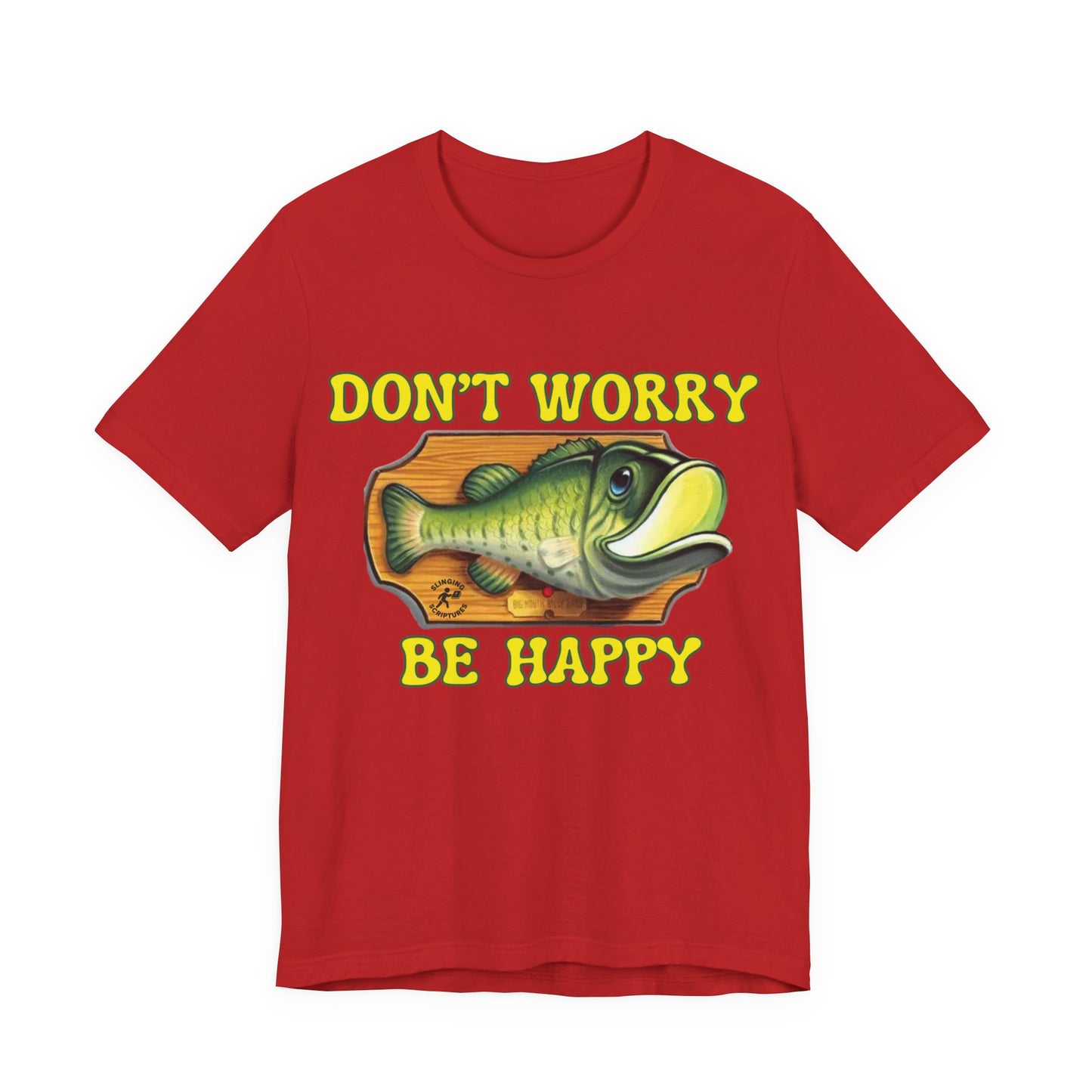 Funny Fish Tee | Philippians 4:6–7 Scripture Shirt | Christian Fisherman T-Shirt | Unisex Jersey Short Sleeve