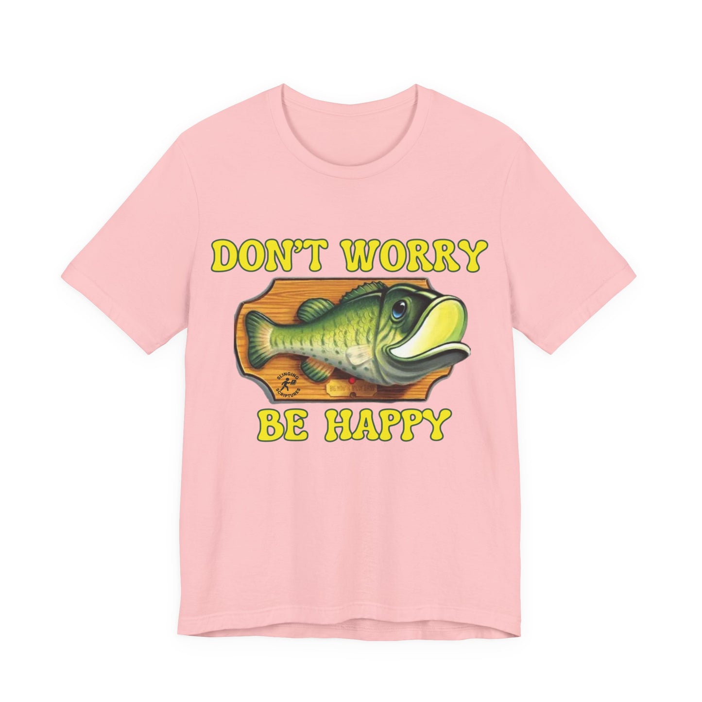 Funny Fish Tee | Philippians 4:6–7 Scripture Shirt | Christian Fisherman T-Shirt | Unisex Jersey Short Sleeve