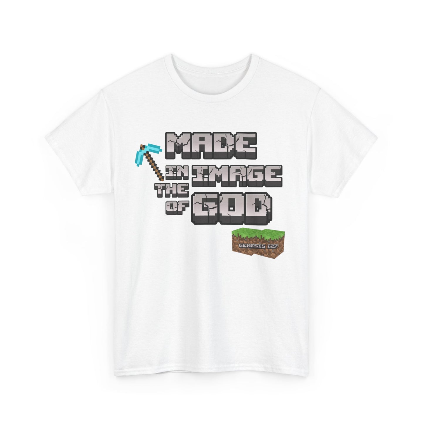 Genesis 1:27 Minecraft-Inspired Christain T-Shirt - Unisex
