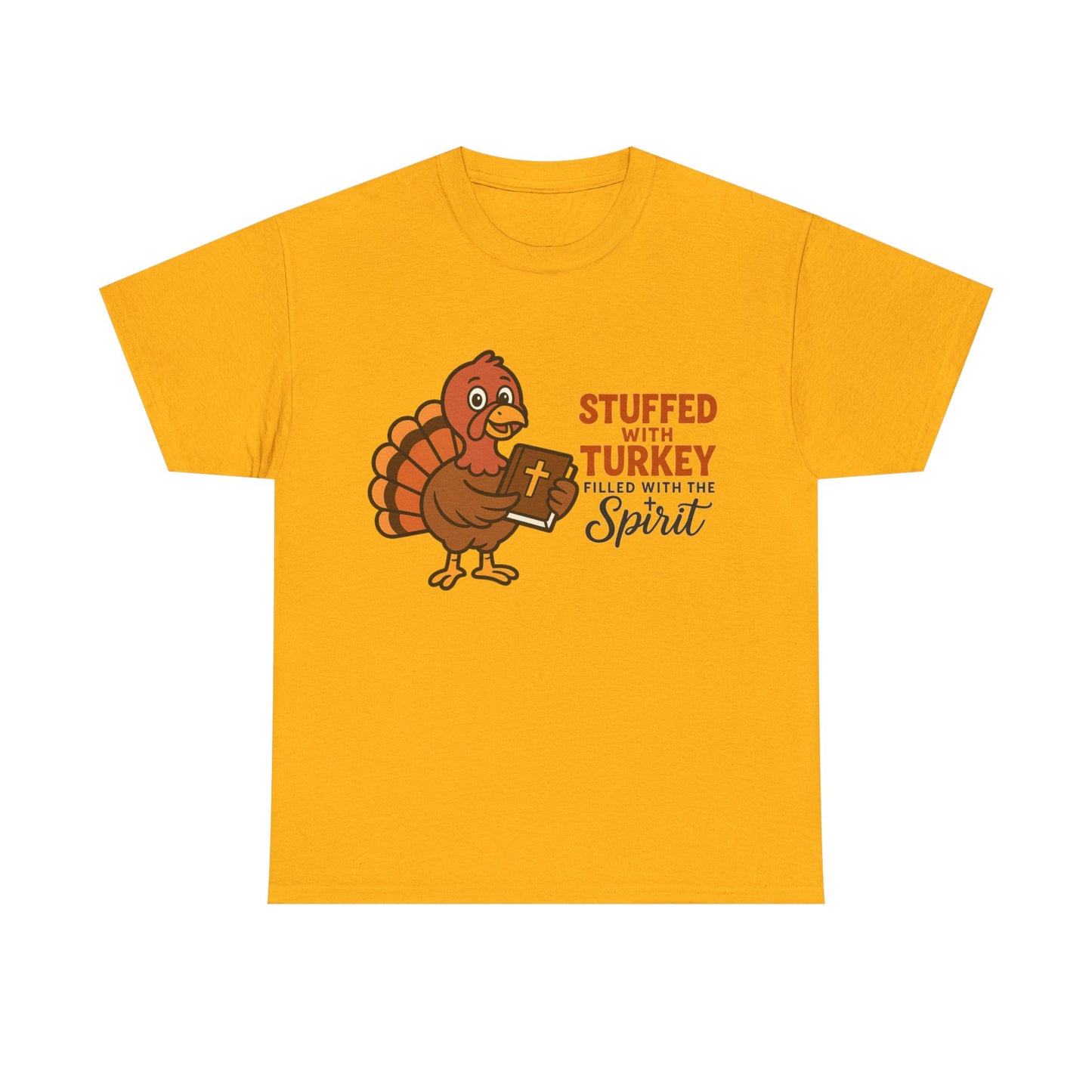 Stuffed with the Spirit — Christian Thanksgiving Tee | Unisex Heavy Cotton