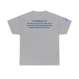 Restored by the Lord Tee | 2 Corinthians 5:17 Scripture Shirt | Christian Rebuild T-Shirt | Unisex Heavy Cotton Tee