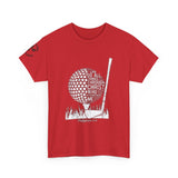 Philippians 4:13 Golf Tee | Christian Sports Shirt | Faith-Based Athletic Apparel | Unisex Heavy Cotton
