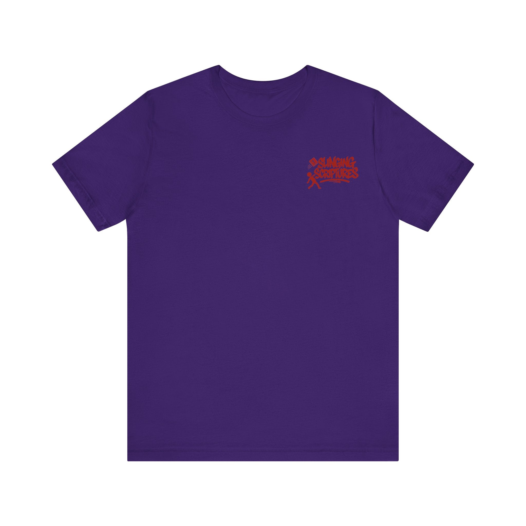 The Tongue Is a Fire — Matthew 12:36-37 Tee | Unisex Jersey Short Sleeve Christian T-Shirt