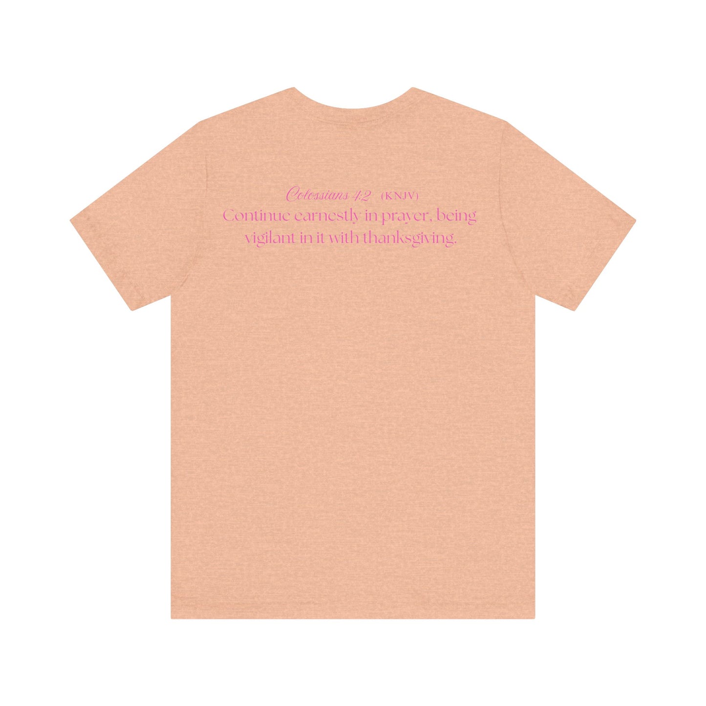 Mama Prays — Colossians 4:2 | Unisex Jersey Short Sleeve Christian T-Shirt