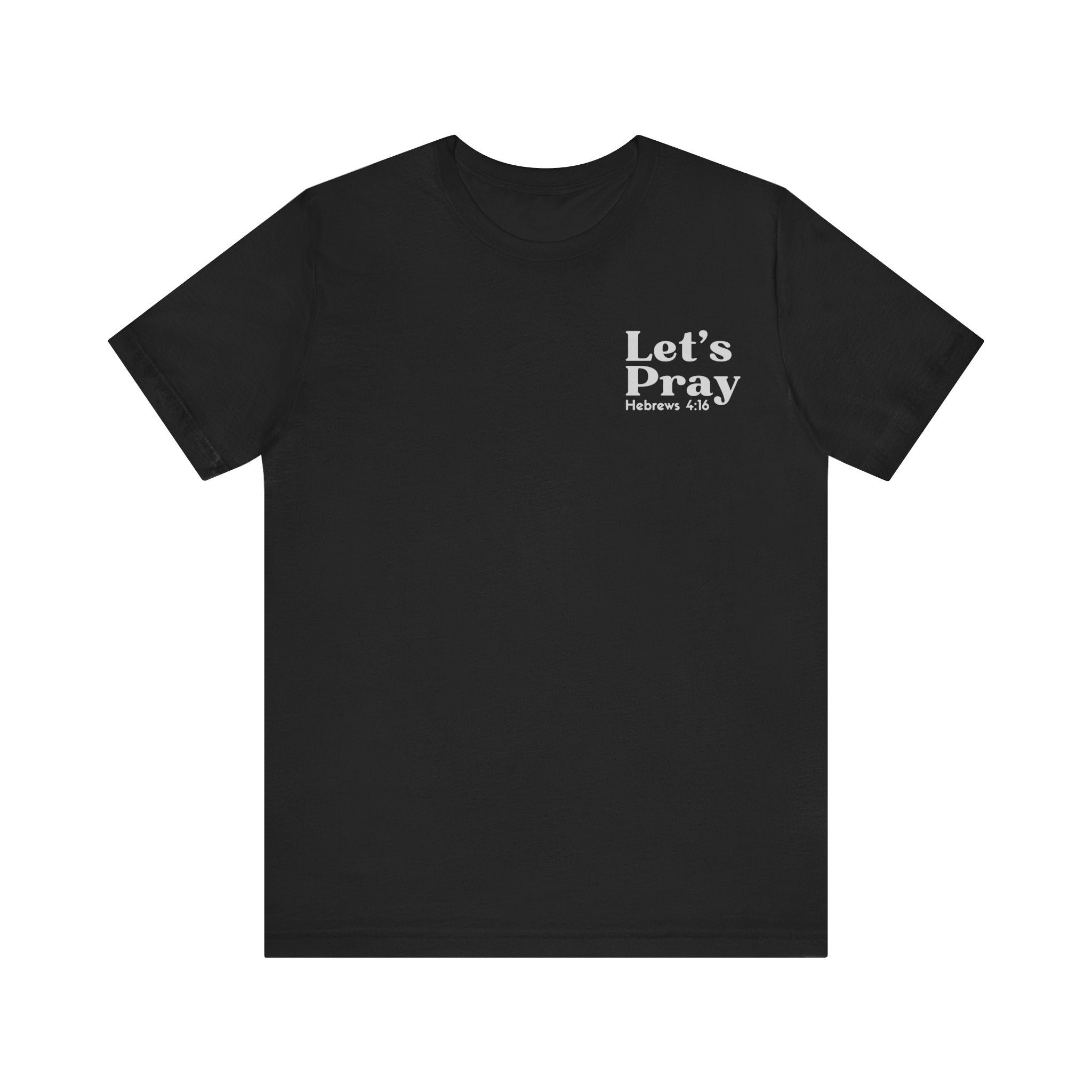 Need Prayer? Tap My Shoulder | Hebrews 4:16 Christian Outreach Jersey T-Shirt