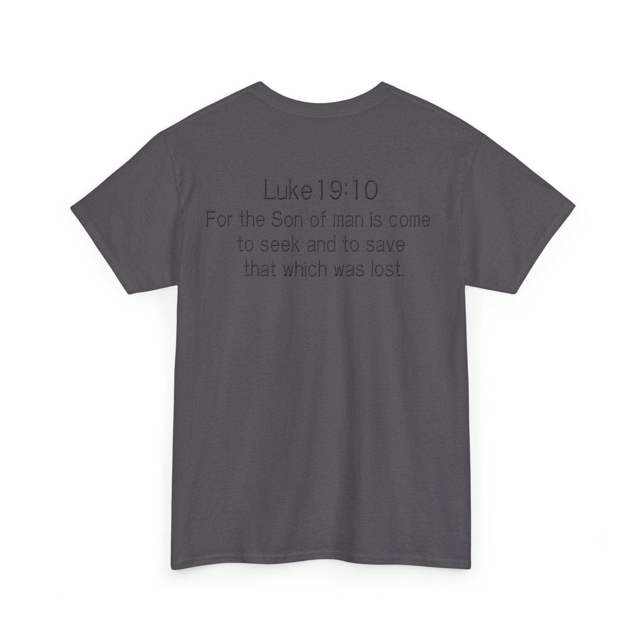 Luke 19:10 “Pick Jesus” Christian T-Shirt | Unisex Heavy Cotton Faith & Worship Tee