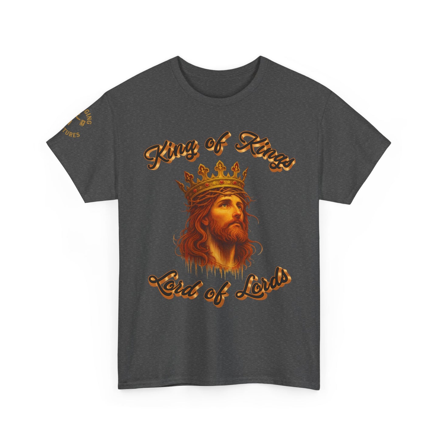 King of Kings Tee | 1 Timothy 6:15 Scripture Shirt | Unisex Heavy Cotton Christian T-Shirt | Lord of Lords Faith Apparel