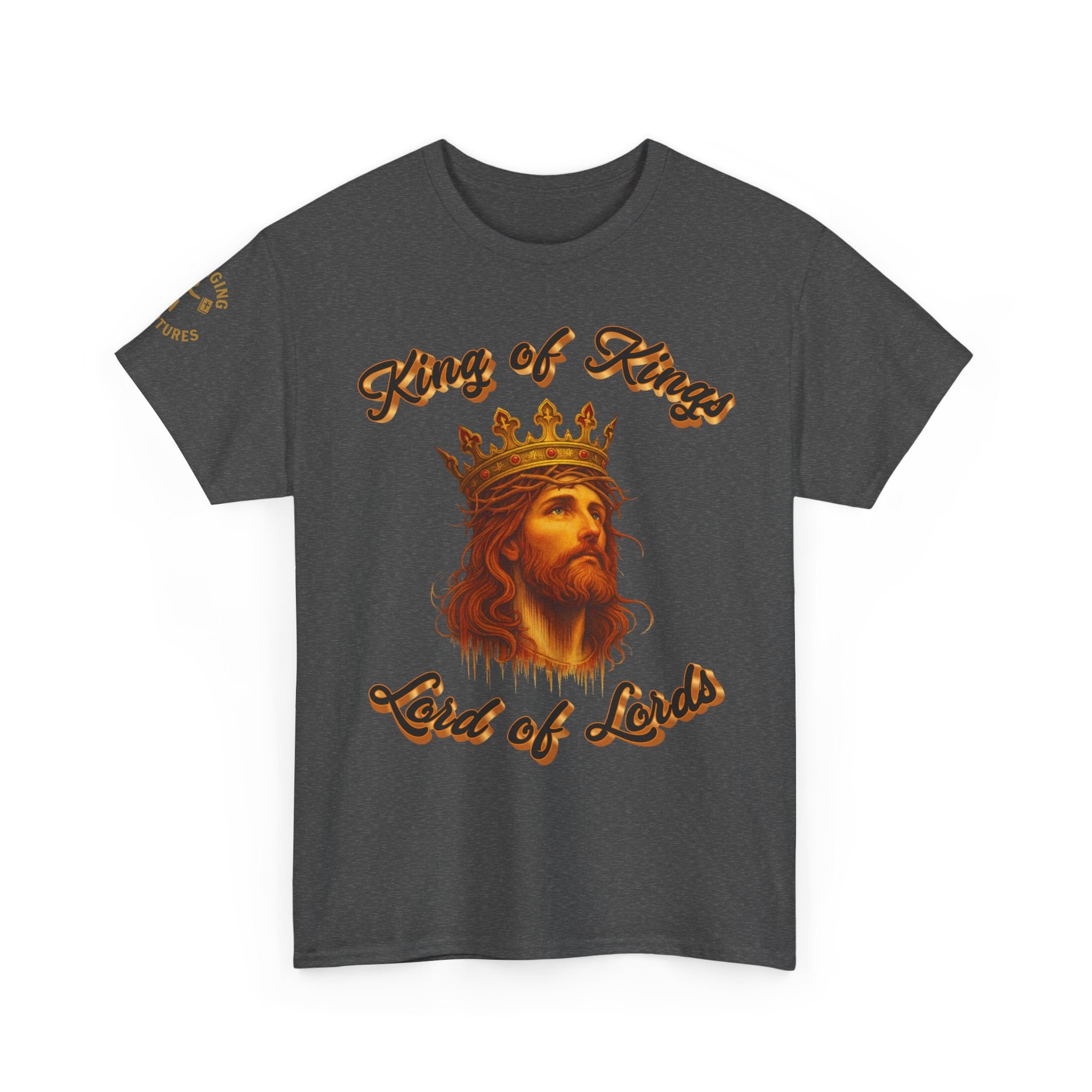 King of Kings Tee | 1 Timothy 6:15 Scripture Shirt | Unisex Heavy Cotton Christian T-Shirt | Lord of Lords Faith Apparel