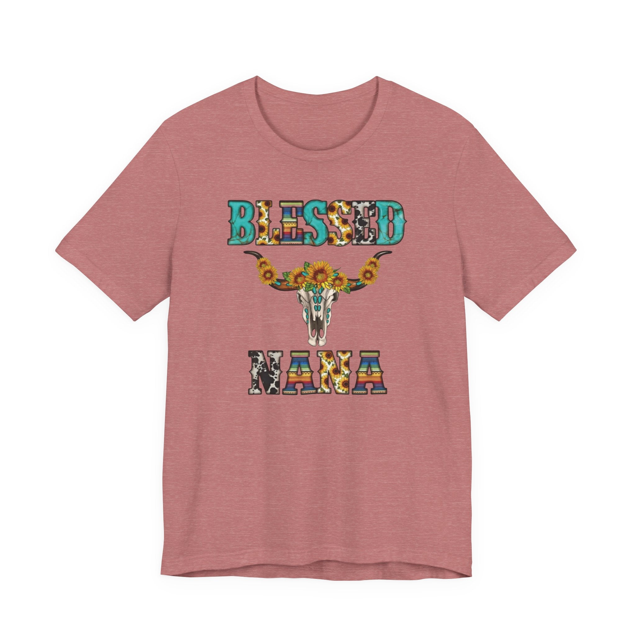 Blessed Nana Western Sunflower Shirt | Boutique Southern Christian Gift Tee | Mother's Day | Bella Canvas Soft Unisex T-Shirt