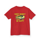 Don’t Worry, Be Happy Kids Tee | Philippians 4:6-7 Scripture Shirt