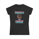 Cowgirls for Christ Tee | Women’s Christian Western Shirt | Walk by Faith Softstyle Tee | Faith & Country Apparel