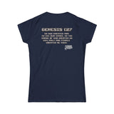 Made in the Image of God | Genesis 1:27 Christian Minecraft-Inspired Women’s Tee