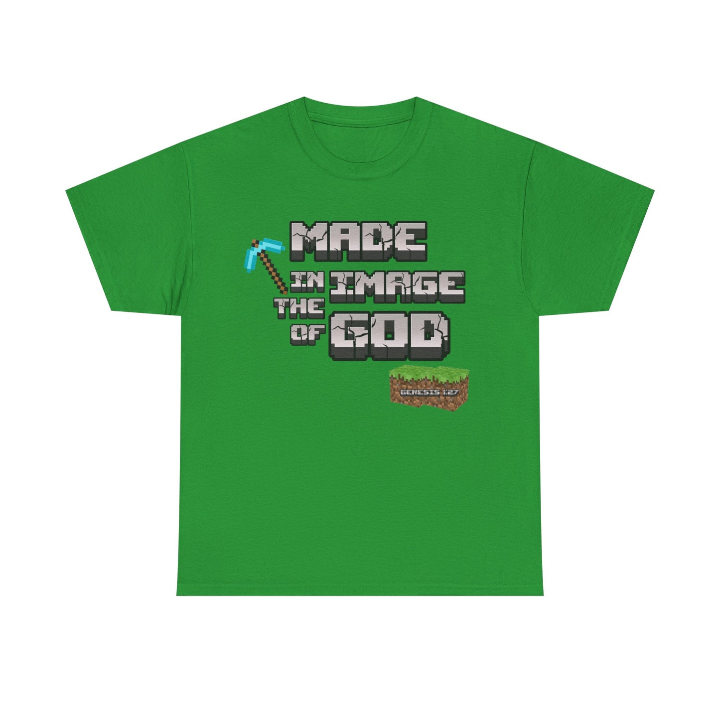 Genesis 1:27 Minecraft-Inspired Christain T-Shirt - Unisex