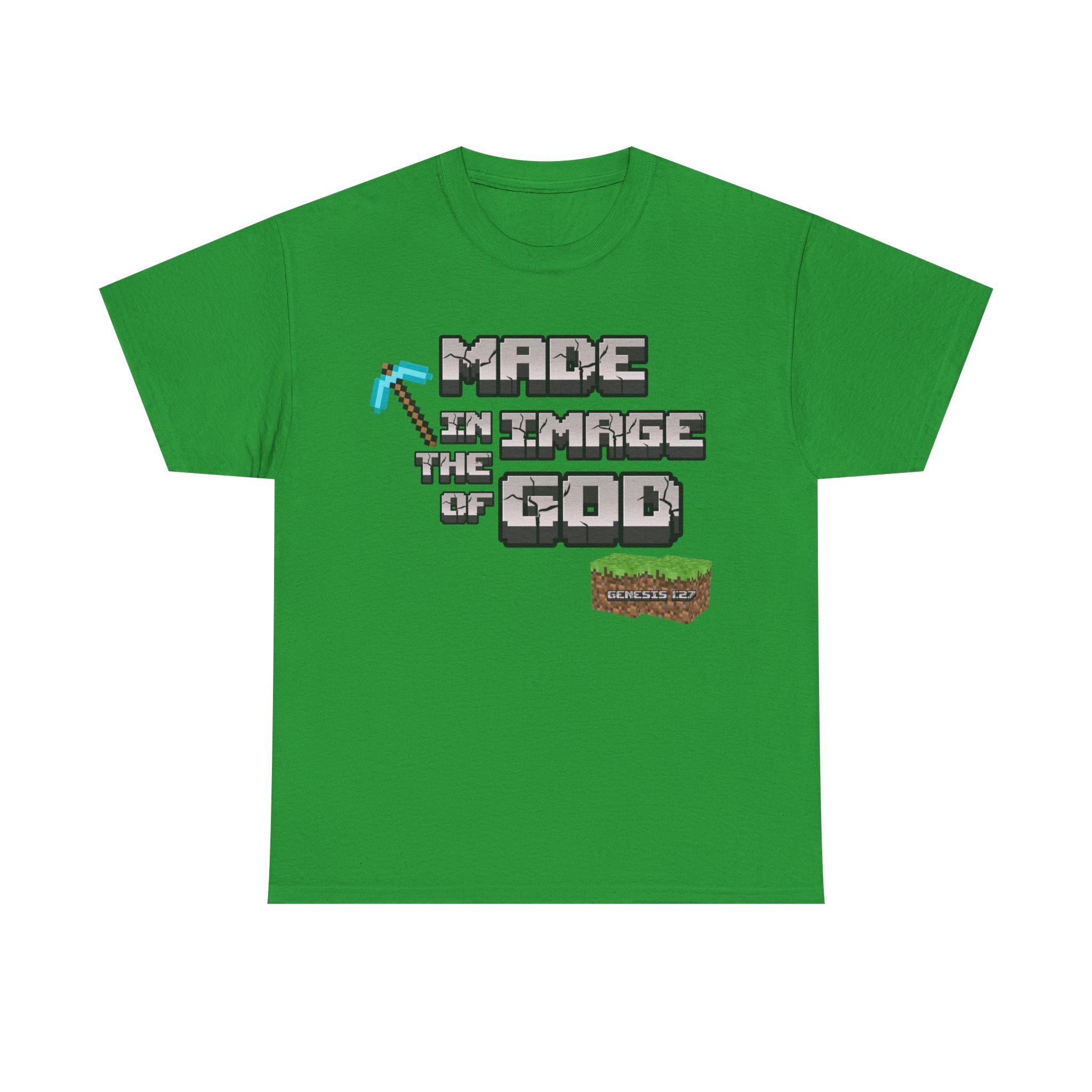 Genesis 1:27 Minecraft-Inspired Christain T-Shirt - Unisex