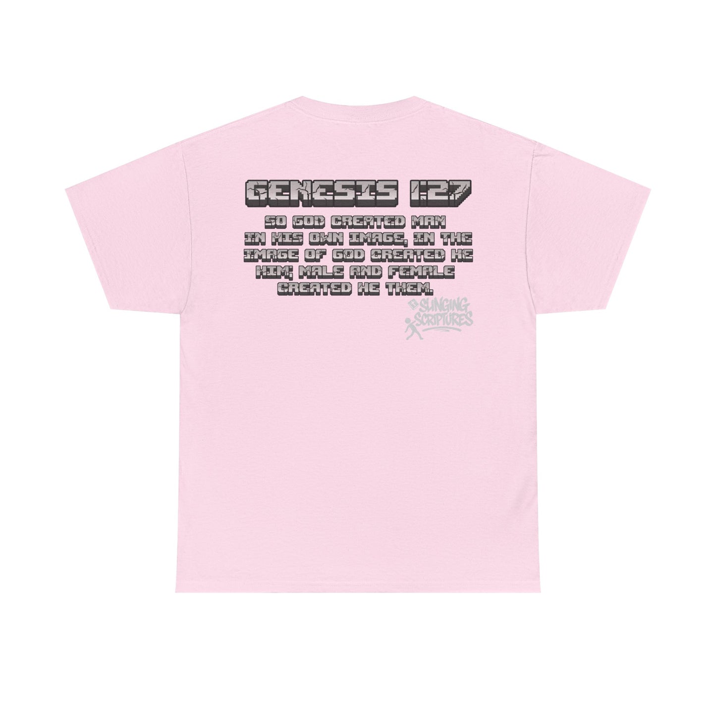 Genesis 1:27 Minecraft-Inspired Christain T-Shirt - Unisex