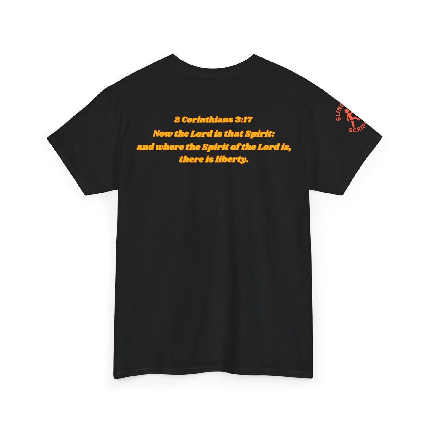Catch the Spirit — 2 Corinthians 3:17 Retro Skate | Unisex Heavy Cotton Christian T-Shirt