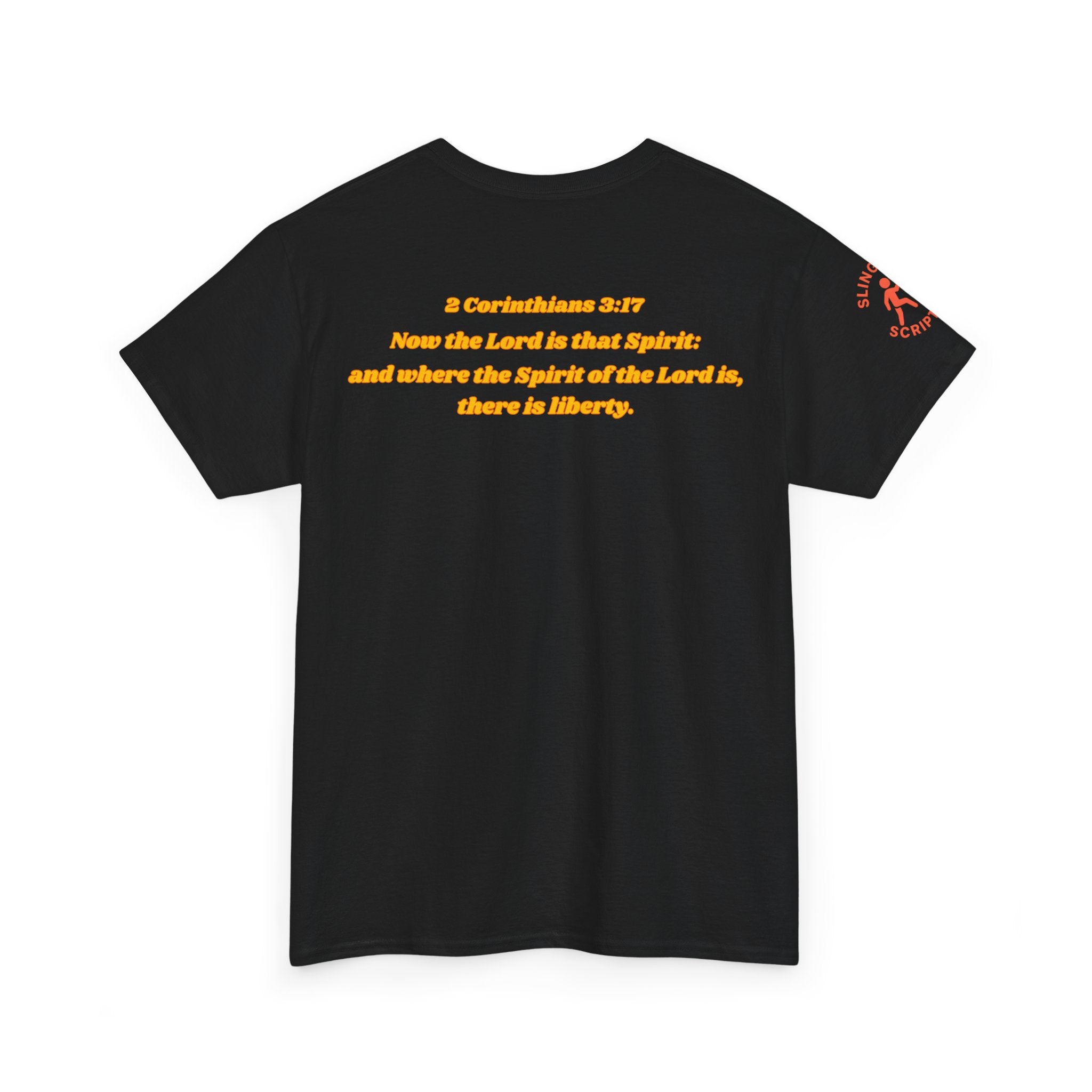 Catch the Spirit — 2 Corinthians 3:17 Retro Skate | Unisex Heavy Cotton Christian T-Shirt