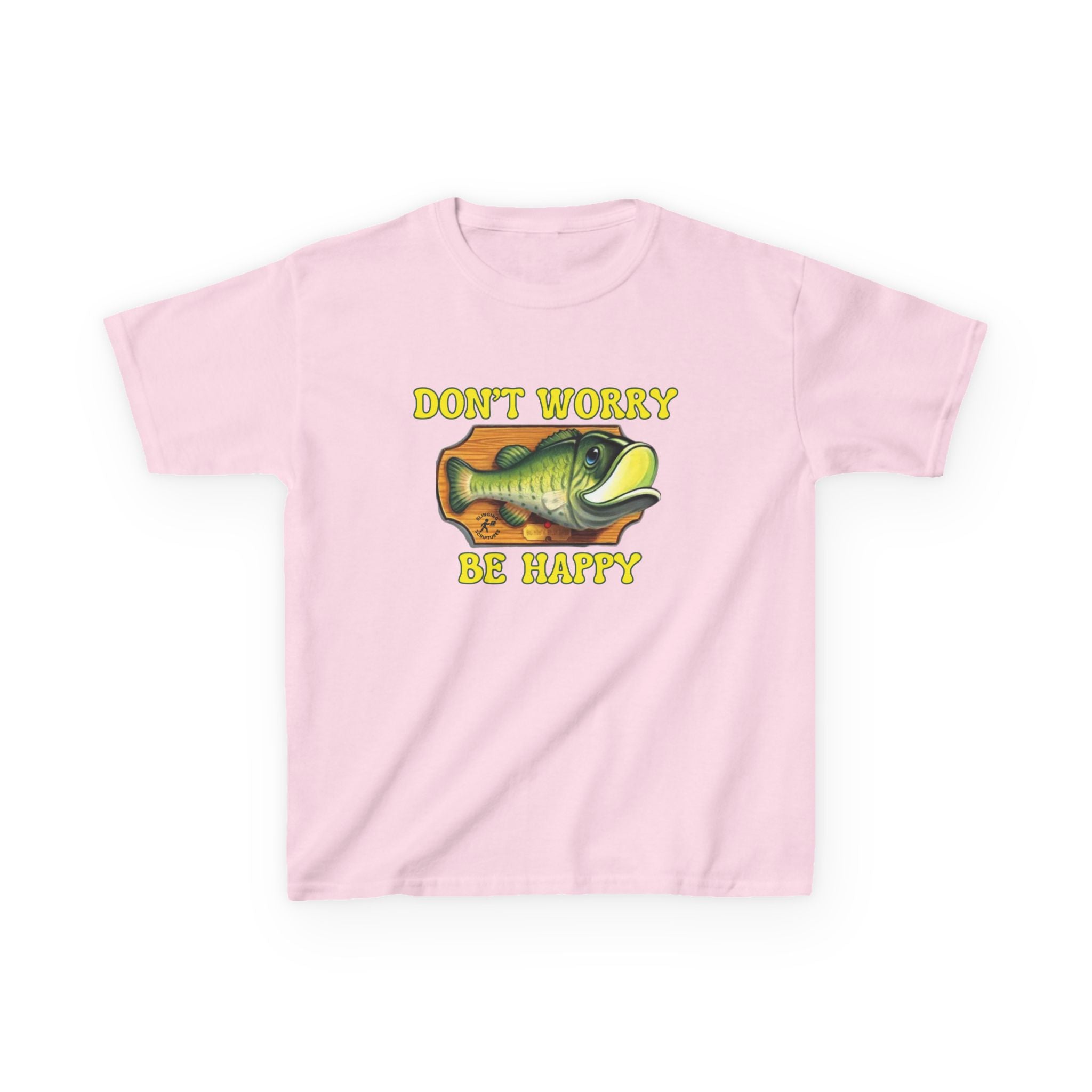 Don’t Worry, Be Happy Kids Tee | Philippians 4:6-7 Scripture Shirt
