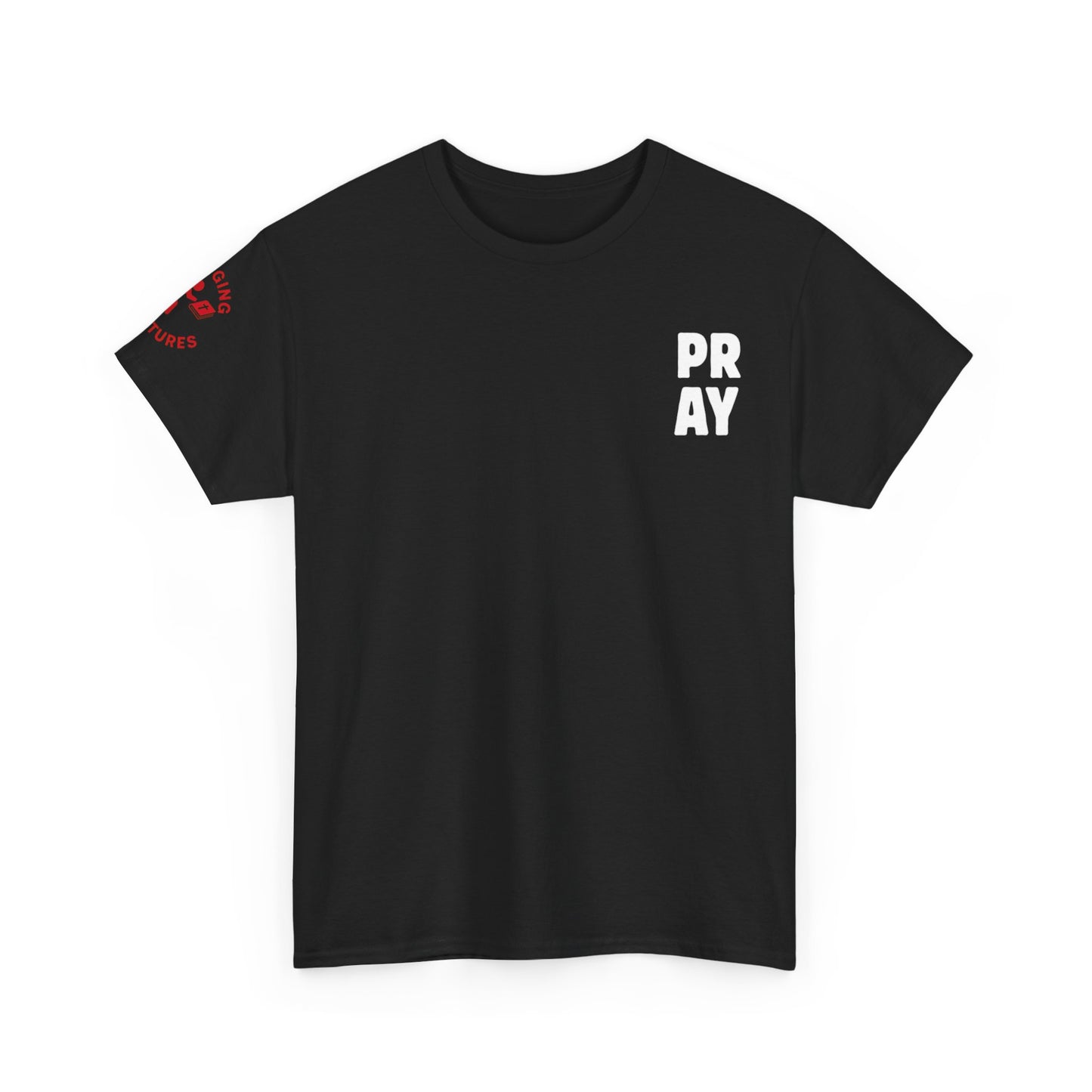 Need Prayer? Tap My Shoulder Tee — Faith Conversation Starter, Christian Unisex Heavy Cotton T-Shirt