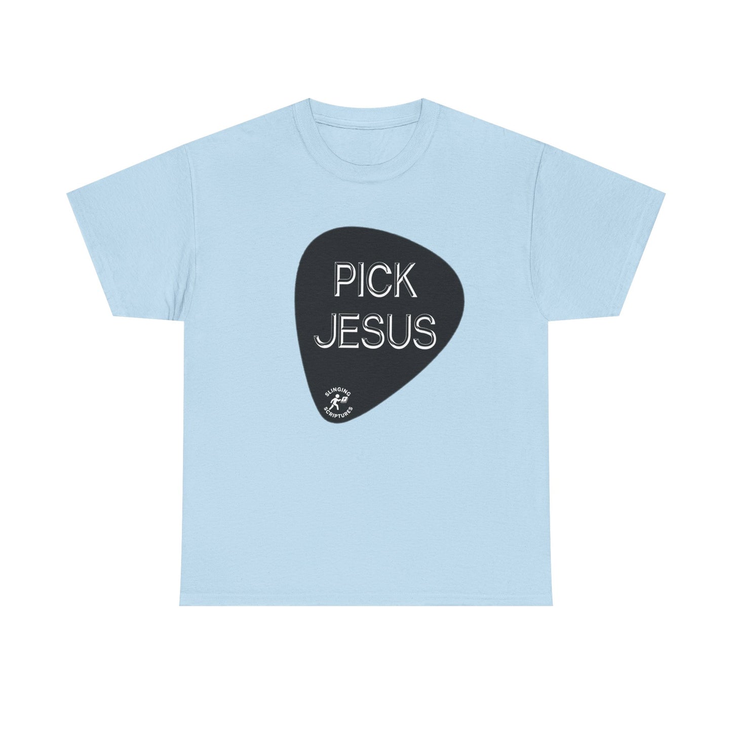 Luke 19:10 “Pick Jesus” Christian T-Shirt | Unisex Heavy Cotton Faith & Worship Tee