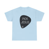 Luke 19:10 “Pick Jesus” Christian T-Shirt | Unisex Heavy Cotton Faith & Worship Tee