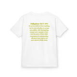 Don’t Worry, Be Happy Kids Tee | Philippians 4:6-7 Scripture Shirt