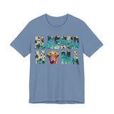 Blessed Mama Shirt – Highland Cow Floral Graphic Tee | Southern Cow Print Mama Jersey Christian Country T-Shirt— 'Blessed Mama' Graphic T‑Shirt for Mothers