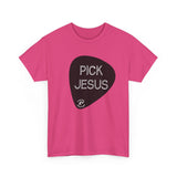 Luke 19:10 “Pick Jesus” Christian T-Shirt | Unisex Heavy Cotton Faith & Worship Tee