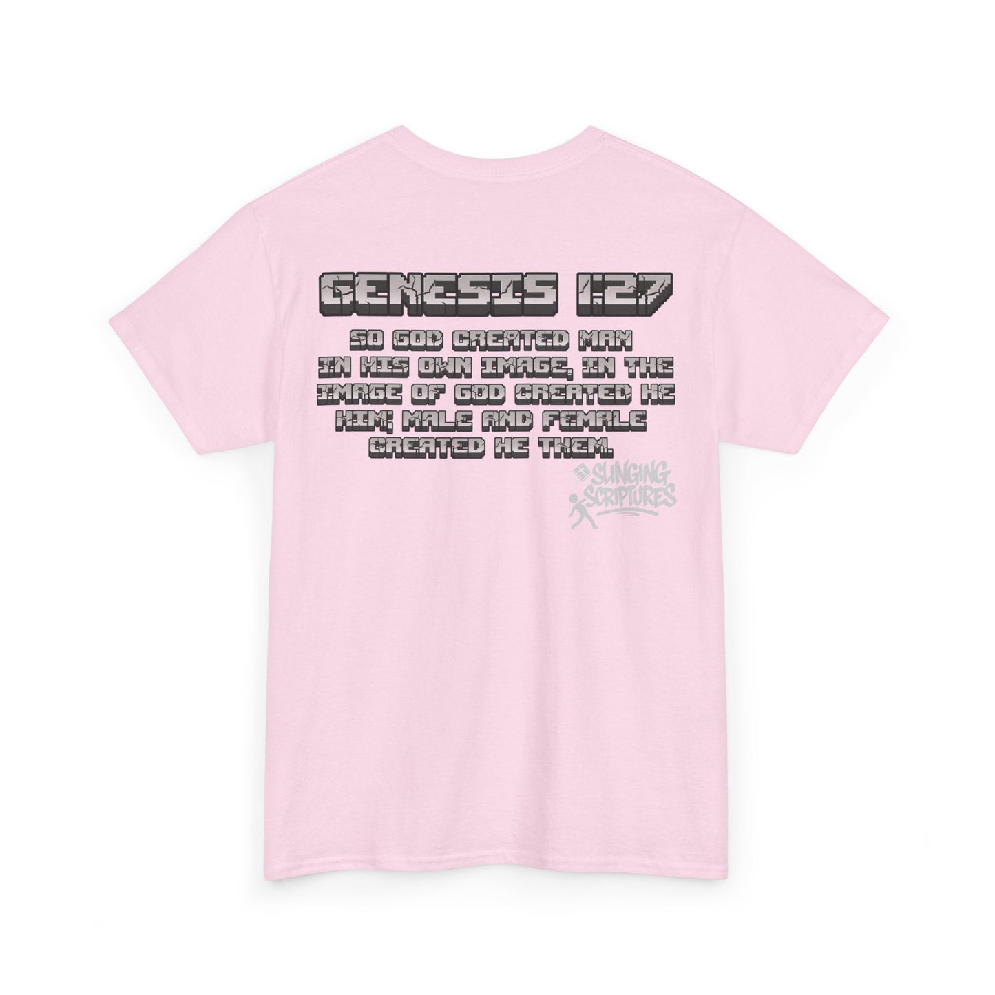 Genesis 1:27 Minecraft-Inspired Christain T-Shirt - Unisex
