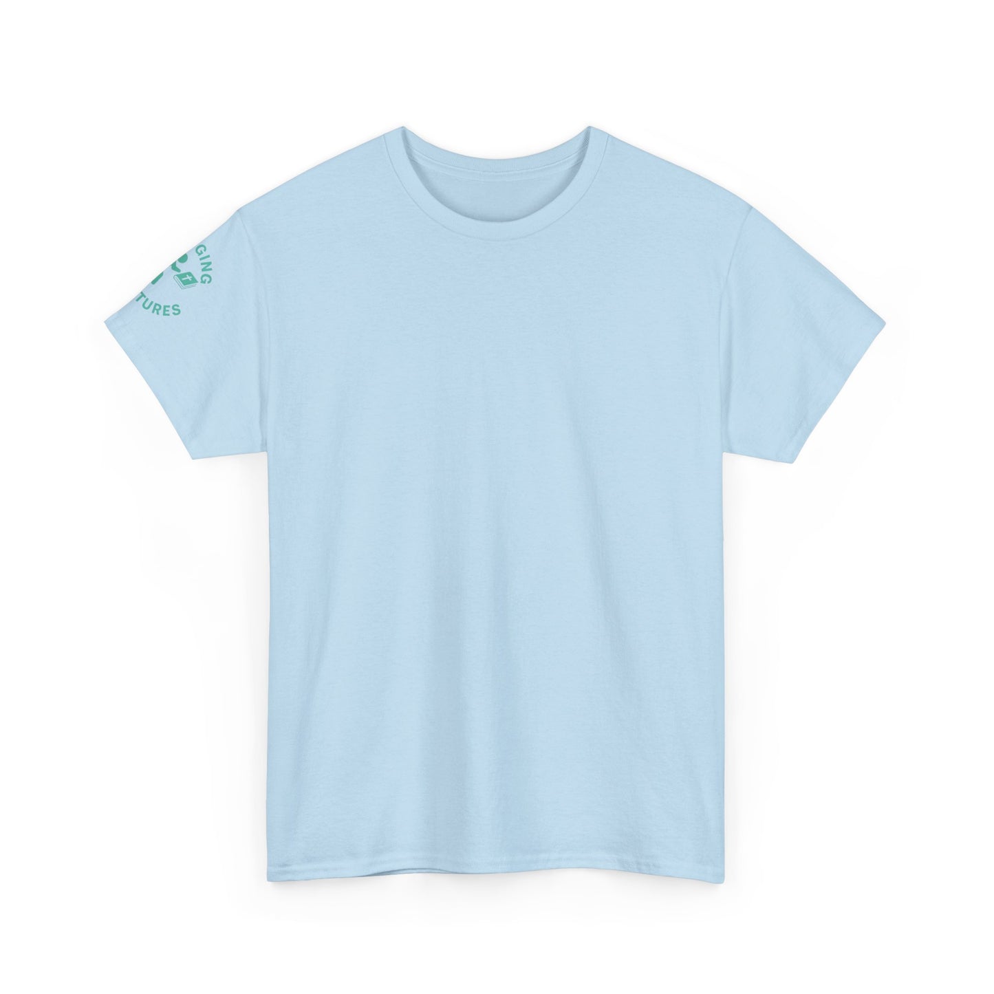 Rejoice & Be Glad — Psalm 118:24 Pop-Color Back Print | Unisex Heavy Cotton Christian T-Shirt