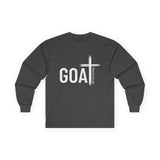 GOAT — God Over All Things | Colossians 1:17 Long Sleeve Unisex Christian T-Shirt