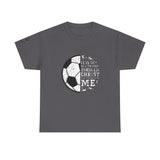 Philippians 4:13 Soccer Tee | Christian Athlete Shirt | Faith-Based Sports Apparel | Unisex Heavy Cotton