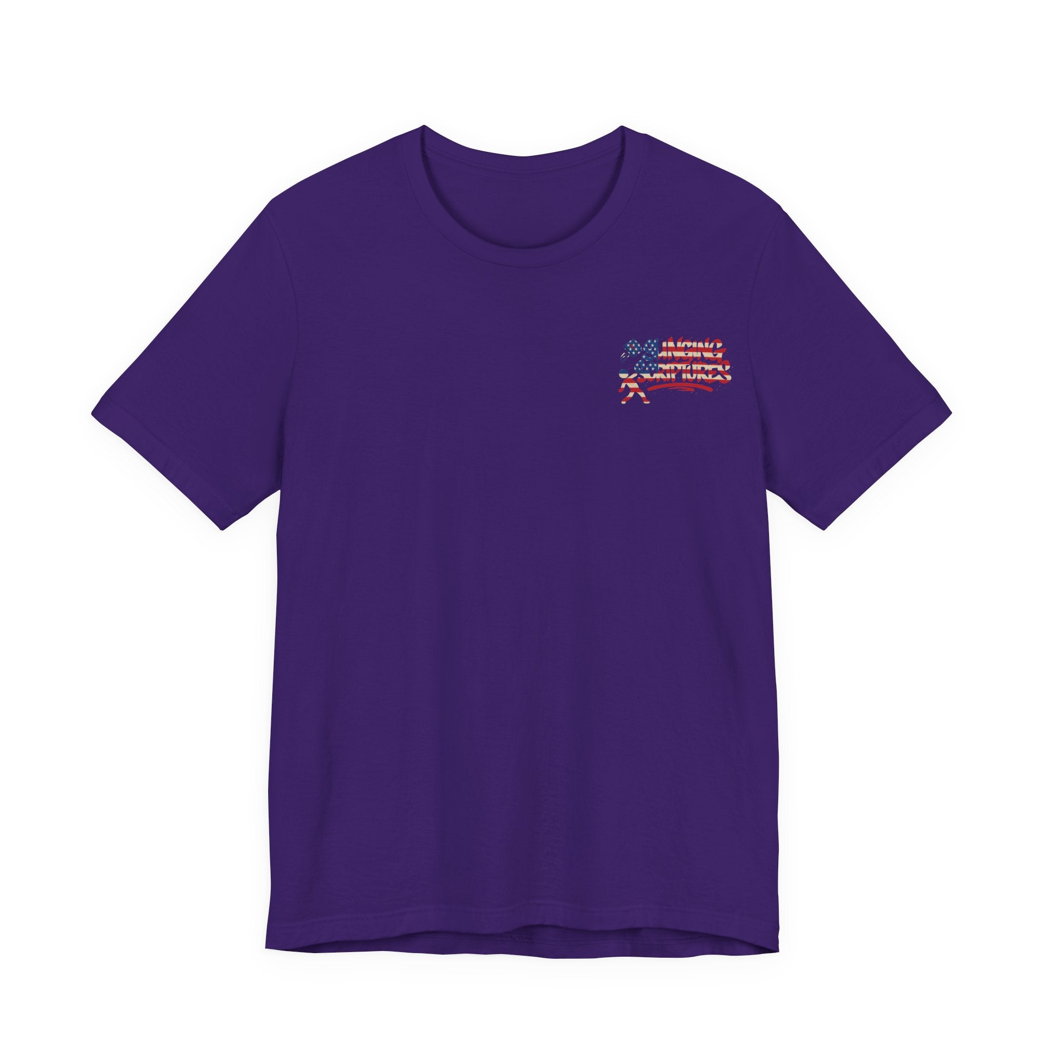 Patriotic Graphic Tee-Hold Fast — Hebrews 10:23 | Unisex Jersey Short Sleeve Christian T-Shirt