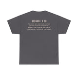 Behold the Lamb of God Tee | John 1:9 Scripture Shirt | Christian Gamer Style | Unisex Heavy Cotton Faith-Based T-Shirt