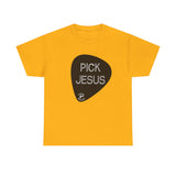 Luke 19:10 “Pick Jesus” Christian T-Shirt | Unisex Heavy Cotton Faith & Worship Tee